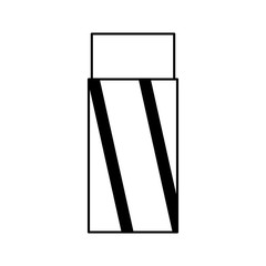 eraser school supply icon vector illustration design