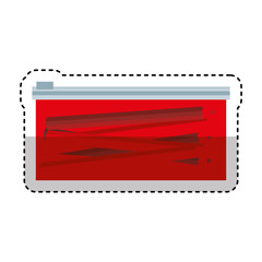 pencil case isolated icon vector illustration design