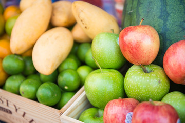 fresh fruits for sell in market