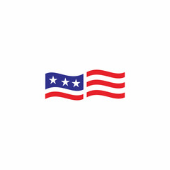 Campaign Flag Logo Vector
