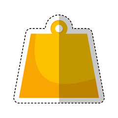 kg weight isolated icon vector illustration design
