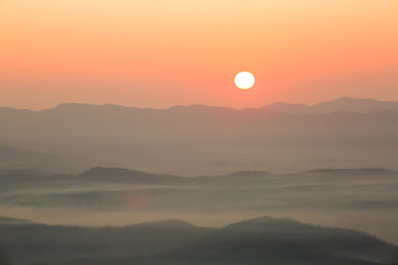 Fototapeta premium beautiful nature and sunrise or sunset background