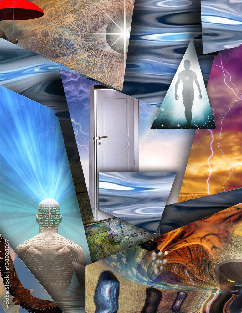 Poster abstract images and elements some elements provided courtesy of nasa