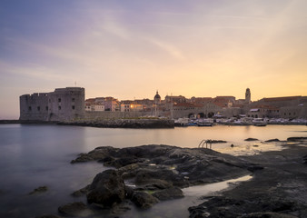 Fototapeta na wymiar Sunset in Dubrovnik