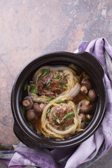 Lion's head meatballs - braised Chinese meatballs wrapped in Napa cabbage 