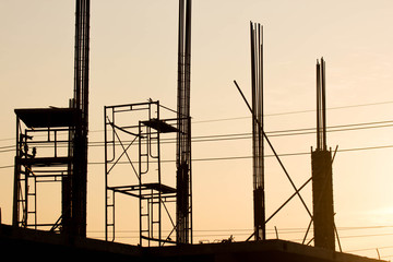 Scaffolding Sky Sunbeam
