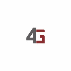 four G Logo vector