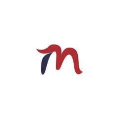 M letter One Logo vector