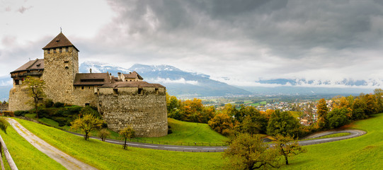 VADUZ, LEICHTENSTEIN - CIRCA 2015: Vaduz Castle © rickdeacon