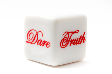 Truth or Dare Die for truth or dare game - obrazy, fototapety, plakaty