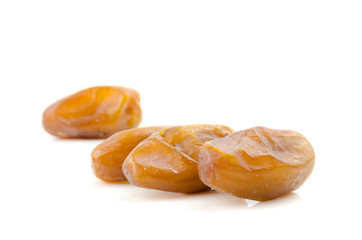 date palm ,Date fruits isolated on white background