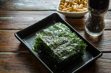 Seaweed Roasted Snack,Korean seaweed © samurai