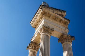 Ruins of the ancient Roman and Greek town Glanum, France