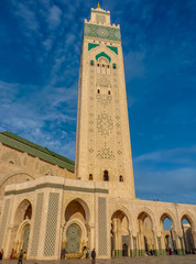 Third largest Mosque Hassan II in Casablanca Morocco