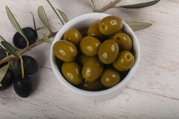 Green olives