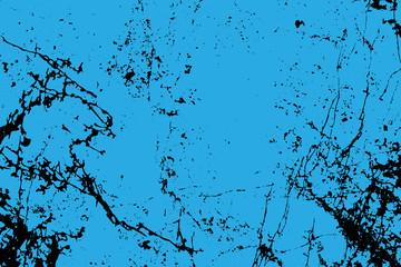 blue grunge background texture painted scratched .vector illustration for design