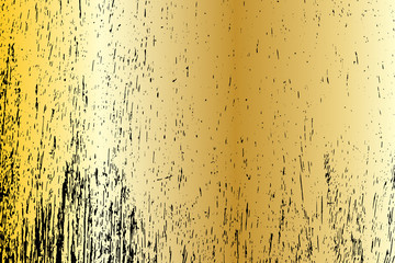 gold grunge background texture painted scratched .vector illustration for design