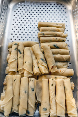 Salted tarragon pancake