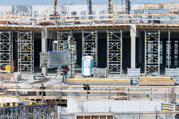 Baustelle Wohnungsbau