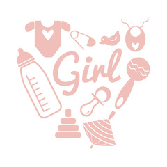 Baby and Newborn Set for a Girl