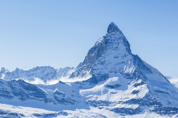 The Matterhorn in the Swiss Alps
