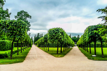 Catherine Park in Tsarskoye Selo (Pushkin), St. Petersburg, Russia