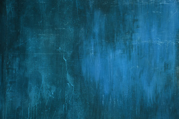 Blue Metal rust wall texture surface natural color use for background
