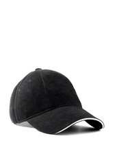 black cap isolated on white background