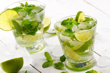 Mojito with lime