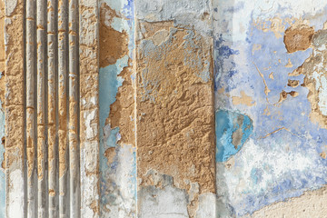 Weathered plastered wall