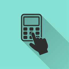 Calculator vector icon