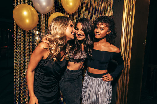 Girls having a great time at nightclub