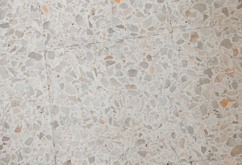 Terrazzo floor, stone wall texture marble surface  background pattern and color