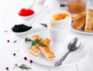 boiled egg for breakfast