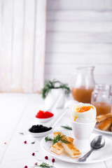 boiled egg for breakfast