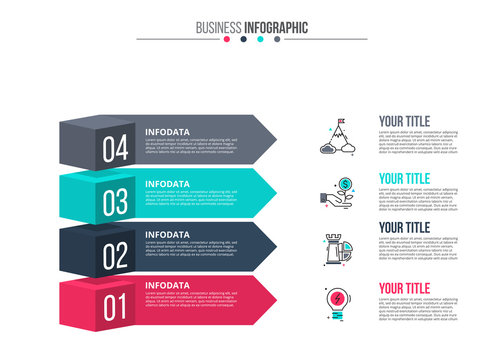 Vector elements for infographic.