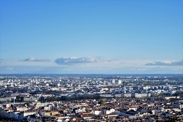 Fototapeta na wymiar Panorama de Lyon