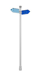 Grexit Direction Sign
