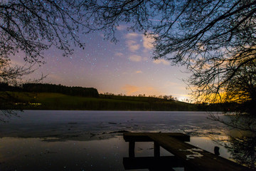 stars at the lake