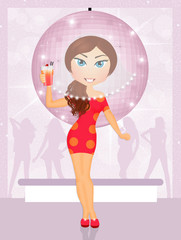 girl celebrate Bachelorette party