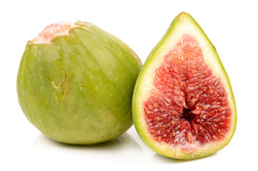 Figs on a white background