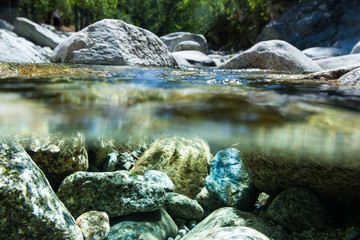 Rocky river floor