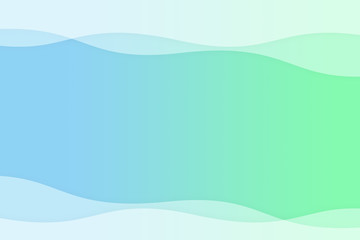 Fototapeta premium Blue and green gradient abstract background with copy space