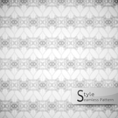 abstract seamless pattern ribbon rope lattice. white texture background