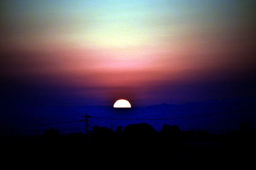 背景素材・日輪