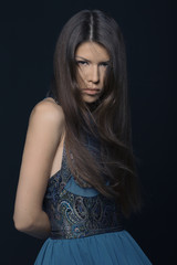 Fototapeta premium Fashion portrait of elegant woman