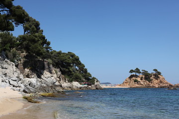 Fototapeta na wymiar Coast in Catalonia ,Spain