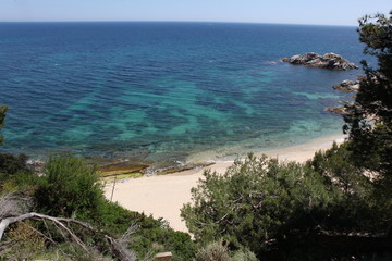 Fototapeta na wymiar Coast in Catalonia ,Spain