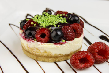 Käseküchlein mit Beeren
