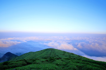 日本の風景-星生山山頂